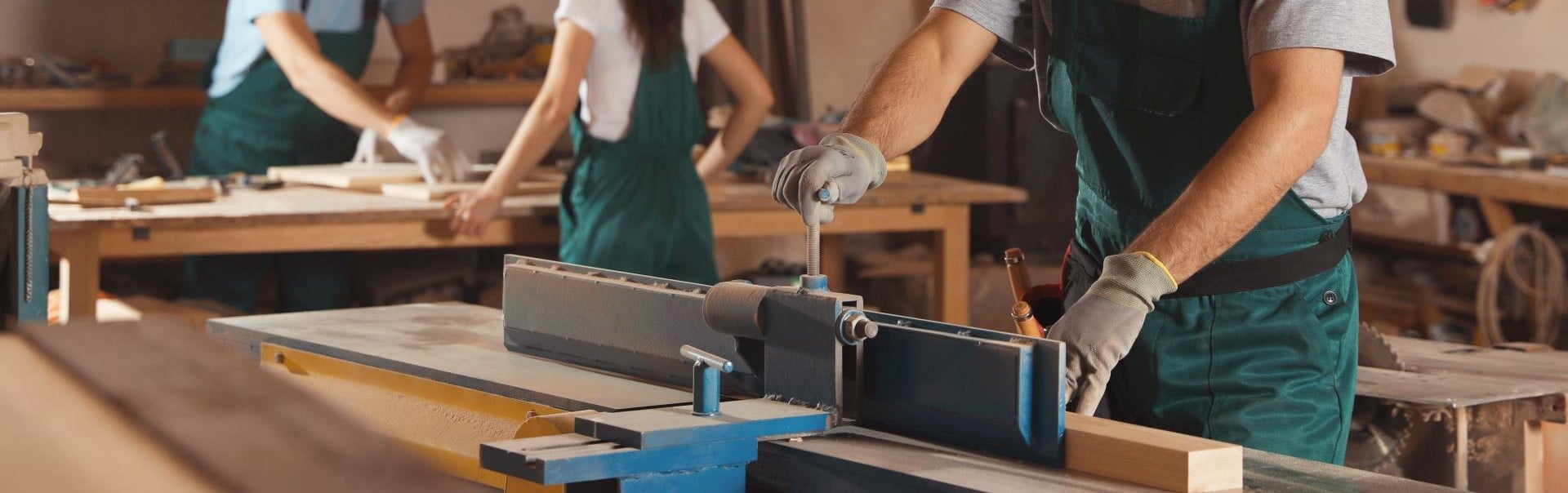 Handwerker am arbeiten