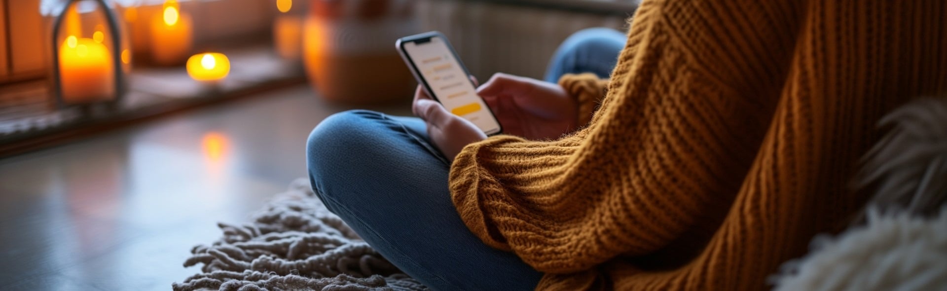 Mann und Frau schauen am Handy