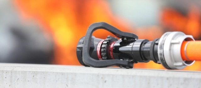 Feuerwehrmann im Einsatz