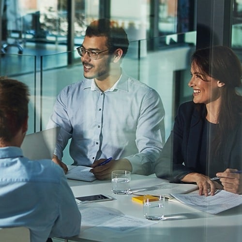 Meeting mit Menschen