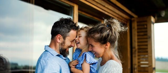 Dreiköpfige Familie